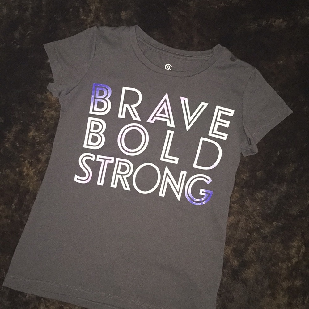 Workout tee Girls M 7/8 dri-fit